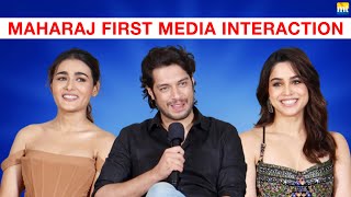 Aamir Khans Son Junaid Khans FIRST Interview Sharvari Wagh on Alpa Movie  Maharaj Success PC [upl. by Ahearn]