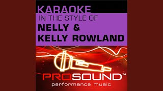 Dilemma Karaoke Lead Vocal Demo In the style of Nelly and Kelly Rowland [upl. by Awhsoj]