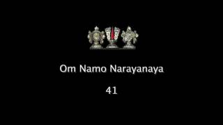 108 Om Namo Narayanaya Chanting Powerful Mantra 108 repetitions [upl. by Ayek]