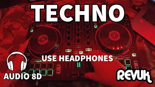 8D Techno Mix  8D AUDIO USE HEADPHONES [upl. by Siocnarf424]