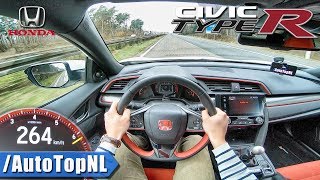 Honda Civic Type R FK8  ACCELERATION amp SPEED 262kmh AUTOBAHN POV by AutoTopNL [upl. by Miett656]