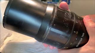 Questar 700 Lens  Disassembly and Restoration [upl. by Noremmac]