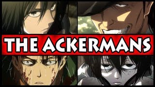 Every Ackerman Explained Attack on Titan  Shingeki no Kyojin All Ackerman Family Members  S3 [upl. by Rann]