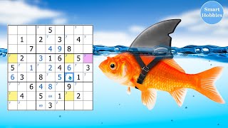 BEST SUDOKU Finned XWing Video Ever Advanced Tutorial 12 [upl. by Yramesor10]