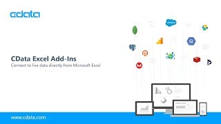 CData Excel AddIns  Connect to Live Data Directly from Microsoft Excel [upl. by Luz]