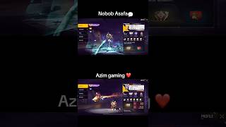 Azim gaming VS Nobob Asafat shortvideo foryou freefirevideos [upl. by Auka]