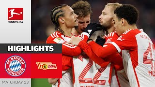 FC Bayern München  Union Berlin 10  Highlights  Matchday 13 – Bundesliga 202324 [upl. by Eustazio]