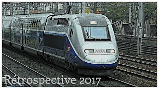 FerroTrains433 Rétrospective des différents trains de 2017  TGV TER RER Fret Infra et TM [upl. by Kciv601]