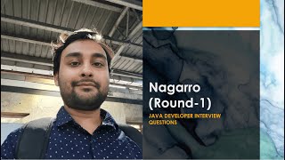 Nagarro Round 1 Java Developer Interview Experience 6 years [upl. by Yrret422]