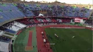 Double tifo de Ouled El Bahdja USMA  Les rois dAlger Filmé par les mouloudéens [upl. by Statis]