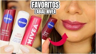 LABIAL NIVEA  FAVORITOS [upl. by Thornie]