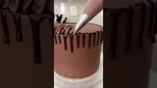 Chocolate buttercream frosting Recipe on cakemehometonightcom [upl. by Elleinnad481]