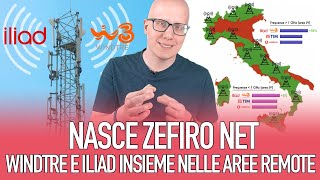 Zefiro Net Iliad e WindTre e le loro frequenze insieme per portare 4G e 5G nelle aree remote [upl. by Eisac]