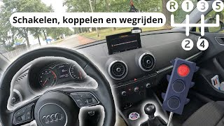 Schakelen koppelen en wegrijden ✅🚗 Zonder te laten uitvallen😱 [upl. by Aranaj]