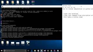 how to install matplotlib in python windows [upl. by Nixie]