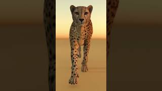 Cheetah 3D Model Walk and Run Cycle  PROmax3D [upl. by Philander]