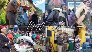 Haworth 1940s Weekend Bronte Village Haworth Keighley West Yorkshire UK 영국 하워스 브론테마을 1940년대 영국 [upl. by Naesad]