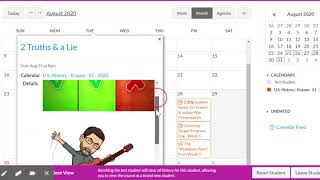 Using The Canvas Calendar To Find Due Dates of Assignments ParentGuardian Version [upl. by Arednaxela]