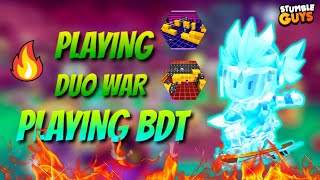 🏆 LETS PLAY DUO WAR  Stumble guys Live Stream  MR Yash [upl. by Ablasor906]