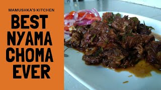 BEST Nyama Choma Recipe  Roasted Meat [upl. by Ary]