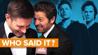 Supernatural Cast Plays WHO SAID IT [upl. by Prouty]