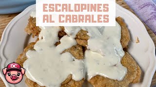 Escalopines al Cabrales 🥩 ¡Receta Asturiana [upl. by Netniuq]