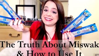 The Truth About Miswak amp How to Use It  Emily Wolff [upl. by Namus]