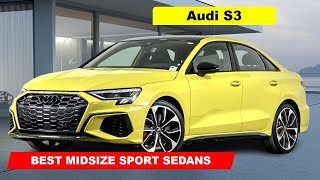 Best Midsize Sport Sedans for 2024  2024 Audi S3 [upl. by Lipkin]