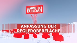 Ecodan Wärmepumpe einstellen Regleroberfläche optimal anpassen  SHKTV Montage [upl. by Yrrak]