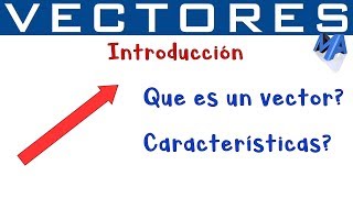 Vectores Introducción  Qué es un vector y sus características [upl. by Lombardy]