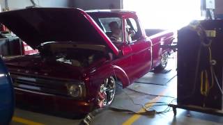 1966 ford f100 with 2004 ford cobra motor dyno pull [upl. by Erb]