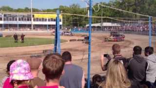 Demolition Derby  Arlington Speedway [upl. by Kcinomod]