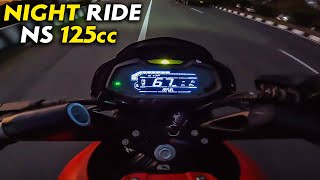 2024 Bajaj Pulsar NS 125 Digital Bluetooth Meter Ride Review amp Led Headlight Test  Best 125cc bike [upl. by Llenoil]