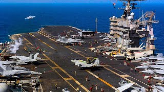 Life Inside Massive USS Nimitz Class Aircraft Carrier At Sea  Full Documentary [upl. by Iruj]