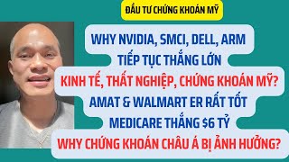 Why NVIDIA SMCI DELL ARM thắng lớn AMAT amp Walmart ER rất tốt chứng khoán Mỹ thăng hoa [upl. by Eshman374]