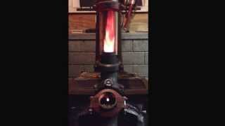 Rocket Stove with Glass Riser [upl. by Casavant]