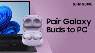 Pair your Galaxy Buds to a PC  Samsung US [upl. by Edla]