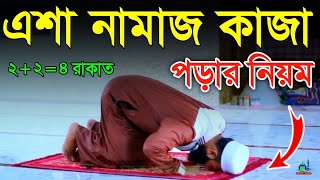 এশার নামাজ কাজা পড়ার সঠিক নিয়ম  Eshar Namaj Shikkha Namaj Sikkha নামাজ শিক্ষা [upl. by Enyrehtac]