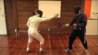 Fencing Basics  Attacks [upl. by Nywles]