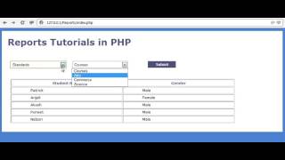 How to create reports in PHP part1 [upl. by Nnyllaf128]