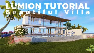 Lumion 6 Rendering Tutorial 58  Beautiful Villa [upl. by Nahpets932]