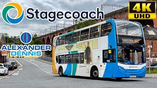 Stagecoach Manchester 384 Stockport to Marple amp Romiley Alexander Dennis Enviro40019233MX08GKP [upl. by Beauchamp806]