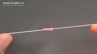 Smooth Strong Fishing Knot for Mono to Monofilament Leader [upl. by Andres]