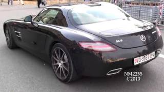 Mercedes SLS AMG Sound in Monaco [upl. by Bough]