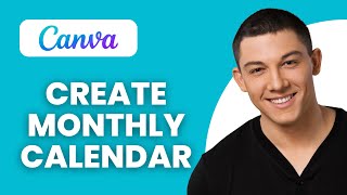 How to Create a Monthly Calendar in Canva [upl. by Siro]