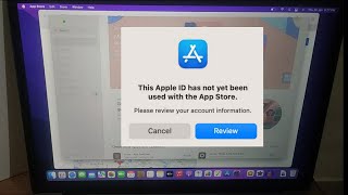 This apple id has not yet been used with the itunes storeApp Store how to sign in app store on mac [upl. by Rodavlas]