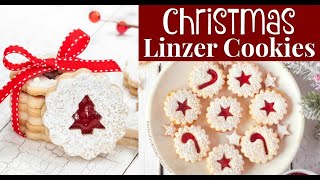 Christmas Linzer Cookies  Kitchen Fun With My 3 Sons [upl. by Esej502]