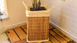 diy  CACHEPOT para Planta  feito com lata velha 🤩 [upl. by Happy]