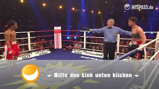 Promiboxen  Mola Adebisi knockt Sebastian Deyle aus [upl. by Jeunesse528]