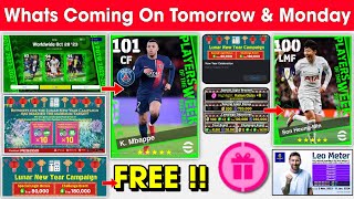 What Is Coming On Tomorrow amp Next Monday In eFootball 2024 Mobile  Potw Worldwide amp Free Coins 🤩🔔 [upl. by Xonel40]